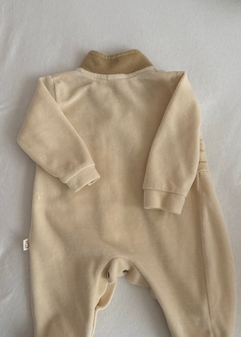 Bej Nakışlı Erkek Bebek Tulum - Görsel 4