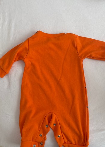 Turuncu Bebek Tulum, Uzun Kollu, Baskılı - Görsel 2