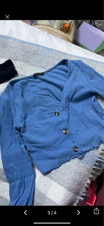 Zara Geniş kol crop