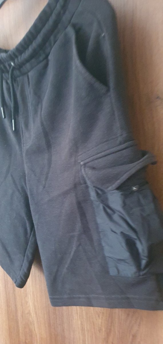 Siyah Kemerli Rahat Erkek Şort - Görsel 2