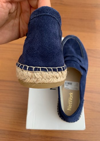 NetWork sıfır Mavi Süet Erkek Espadril - Görsel 5