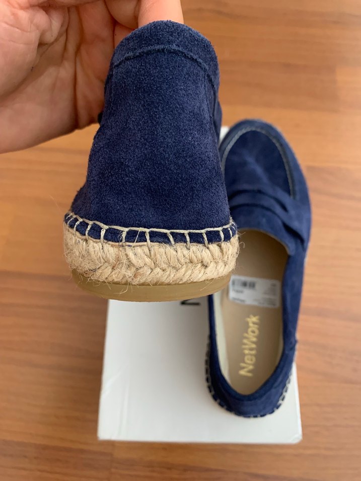 NetWork sıfır Mavi Süet Erkek Espadril - Görsel 5