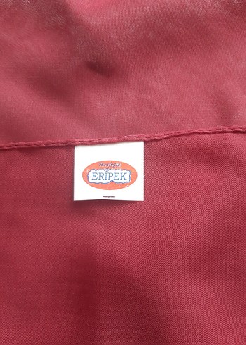 Bordo Kadın Saten Şal - Görsel 3