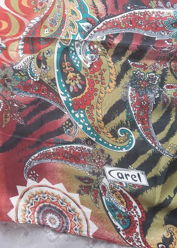 Çok Renkli Bohem Kadın Fular - Görsel 3