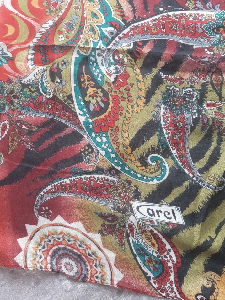 Çok Renkli Bohem Kadın Fular - Görsel 3