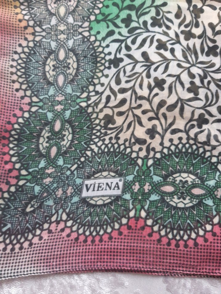 Dantel Detaylı Çok Renkli Bohem Kadın Fuları - Görsel 2