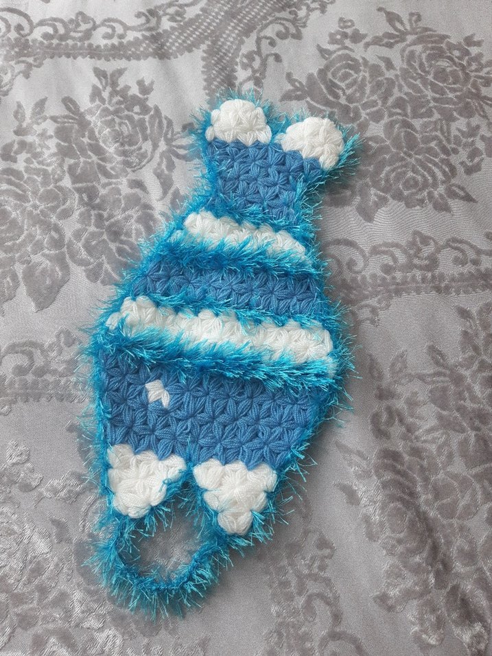 Renkli Örgü Banyo Lif Adet Fiyatı - Görsel 3