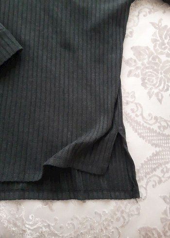 Siyah Kapüşonlu Kadın Sweatshirt - Görsel 4