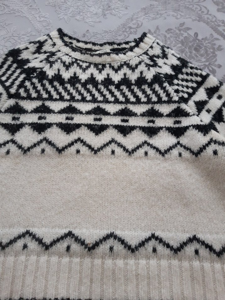 Gri Bohem  Kadın Kazak - Görsel 2