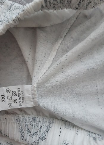 Diğer Bohem Gri Bağcıklı Kadın Pijama 3 XL