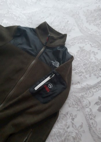 Diğer Haki Fermuarlı Polar Sweatshirt
