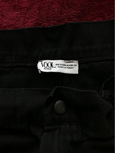 m Beden Siyah Kumaş Pantalon . M beden