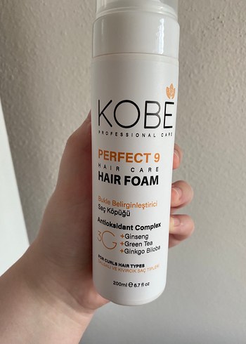 Diğer Kobe Perfect 9 Saç Köpüğü 200 ml