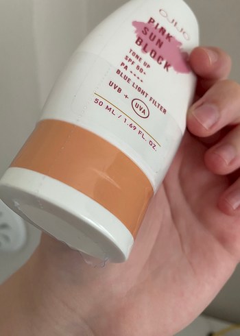 Diğer Ojijo Pink Sun Block SPF 50+ Güneş Koruyucu
