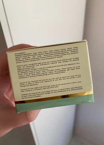 Pirinç Özlü maske - Görsel 3