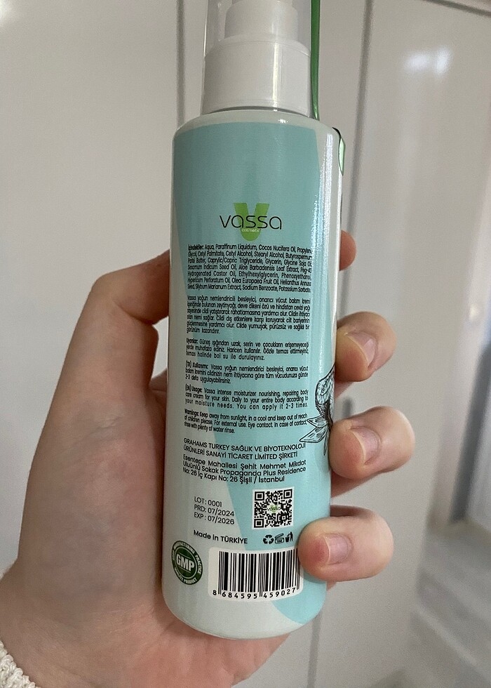 Besleyici onarıcı vücut bakım kremi - Görsel 3