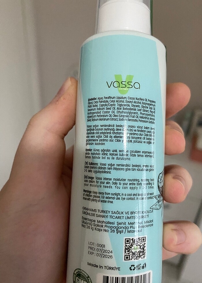 Besleyici onarıcı vücut bakım kremi - Görsel 5