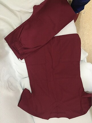 Bordo hemşire forması