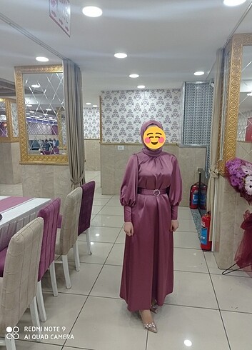 Tesettür abiye elbise 