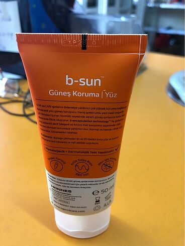 Beden Yüz güneş kremi