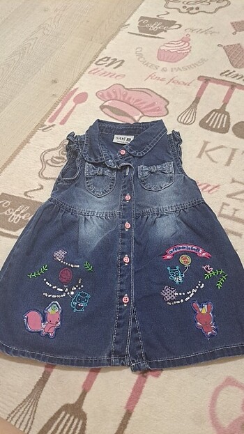 Cici bici bir kot elbise  - Görsel 7