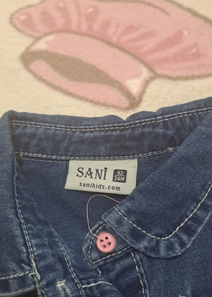 Cici bici bir kot elbise  - Görsel 5