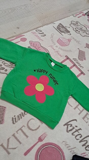 9 Ay Beden yeşil Renk Lcw 9 ay sweatshirt