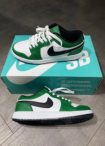 38 Beden yeşil Renk NİKE SB DUNK LOW PRO SPOR AYAKKABI