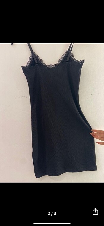 H&M dantelli elbise