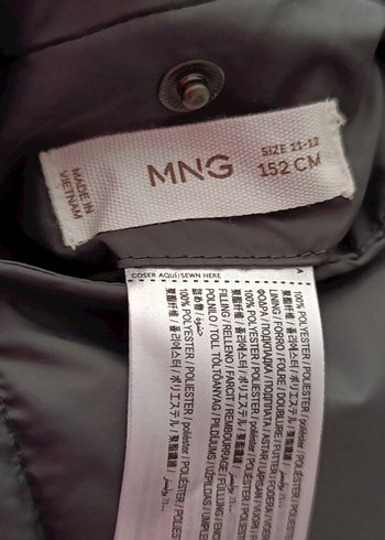 Mango 11-12 yaş çift taraflı Kapüşonlu Fermuarlı Yelek - Görsel 5