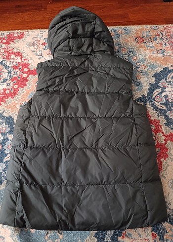 Mango 11-12 yaş çift taraflı Kapüşonlu Fermuarlı Yelek - Görsel 2