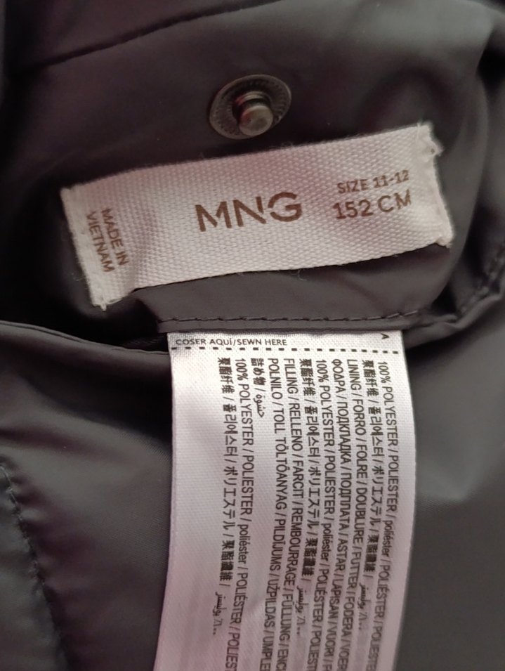 Mango 11-12 yaş çift taraflı Kapüşonlu Fermuarlı Yelek - Görsel 5