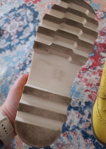 Derimod 38 nmr Sarı Deri Püsküllü Kadın Klasik Ayakkabı - Görsel 5