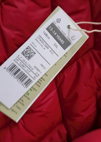 Benetton 13-14 yaş ince Kırmızı Kapüşonlu Erkek Çocuk Yelek - Görsel 5