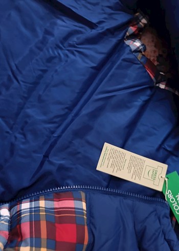 Benetton 11-12 yaş Kapüşonlu Renkli Erkek Çocuk Yelek - Görsel 4