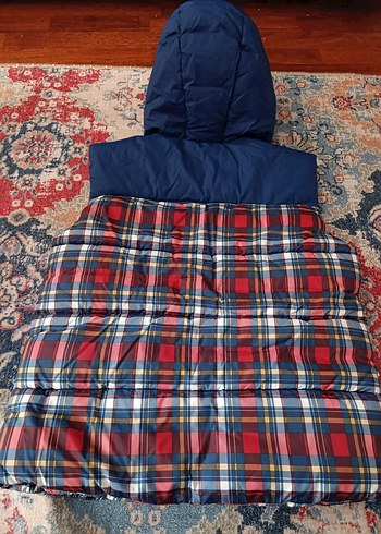 Benetton 11-12 yaş Kapüşonlu Renkli Erkek Çocuk Yelek - Görsel 3