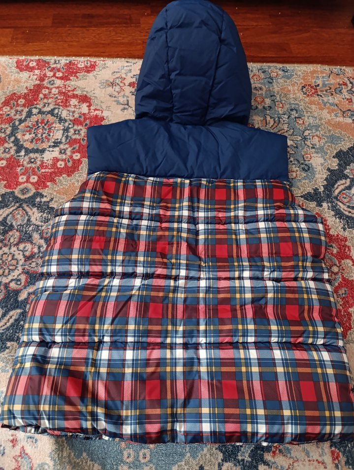 Benetton 11-12 yaş Kapüşonlu Renkli Erkek Çocuk Yelek - Görsel 3