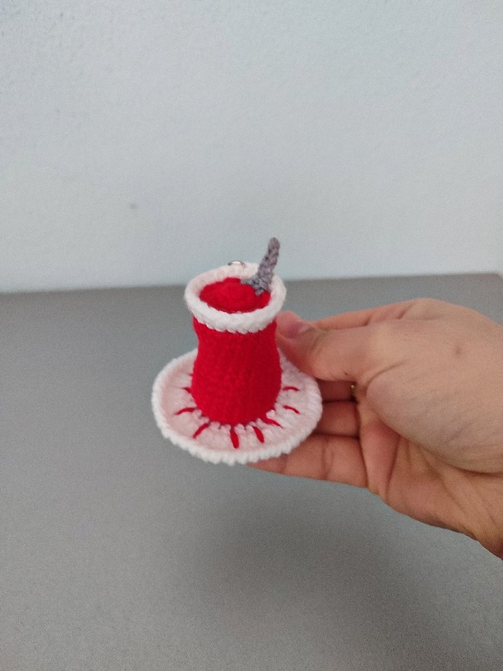 Çay Bardağı Anahtarlık - Görsel 5