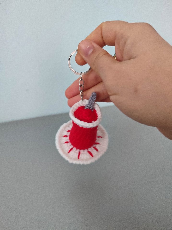 Çay Bardağı Anahtarlık - Görsel 4