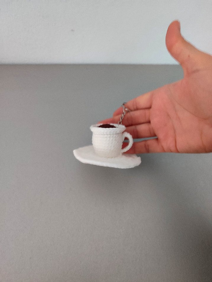 Kahve Fincanı Anahtarlık - Görsel 3