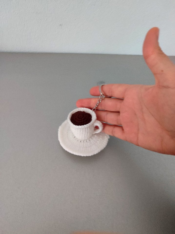 Kahve Fincanı Anahtarlık - Görsel 2