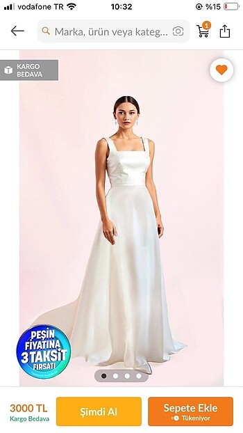Nikah nişan elbisesi gelinlik