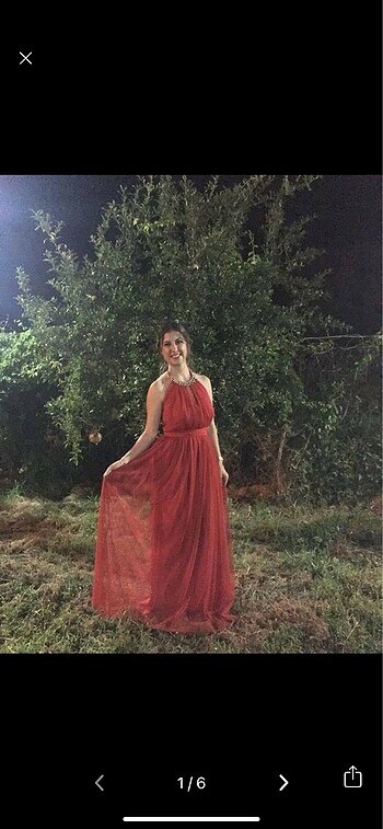 Kırmızı abiye