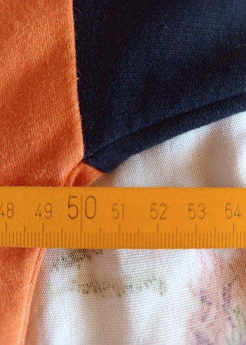 Siyah Turuncu Uzun Kollu Oversize Sweatshirt - Görsel 4