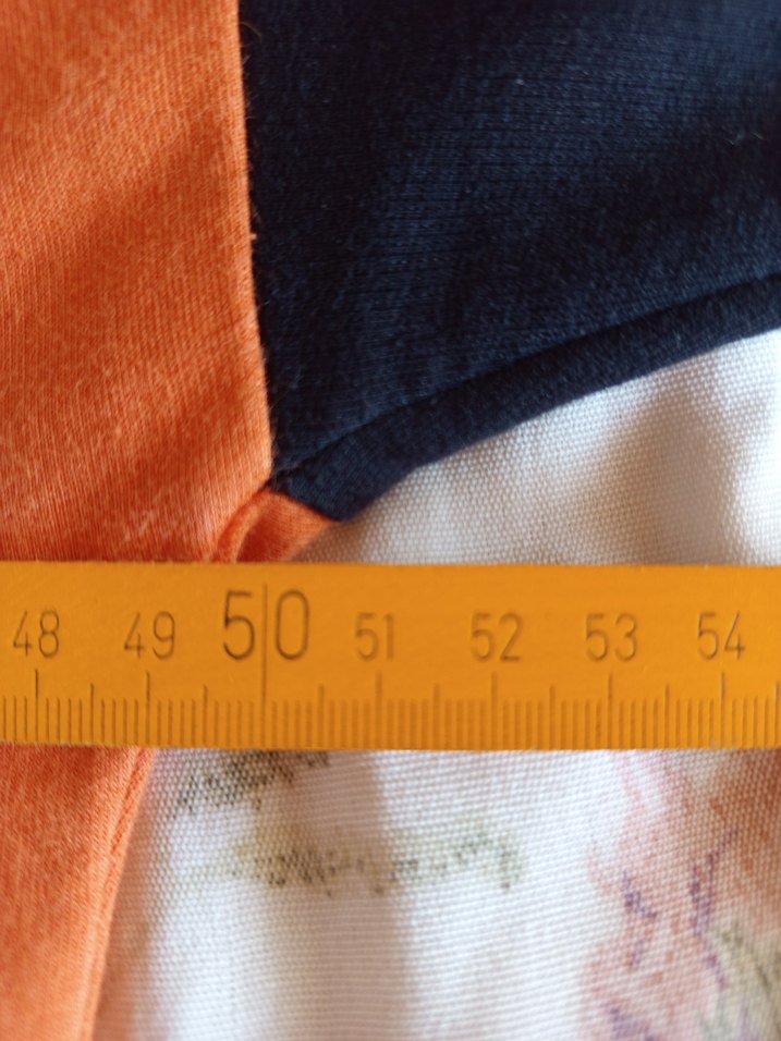 Siyah Turuncu Uzun Kollu Oversize Sweatshirt - Görsel 4