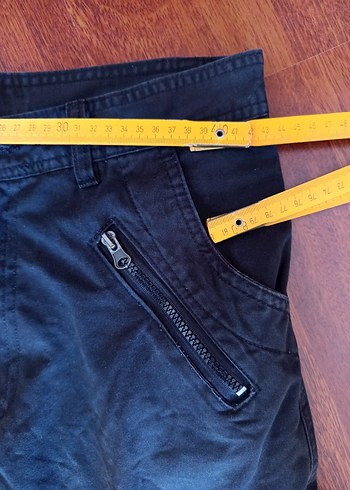 Siyah Bol Kesim Erkek Kot Pantolon - Görsel 5