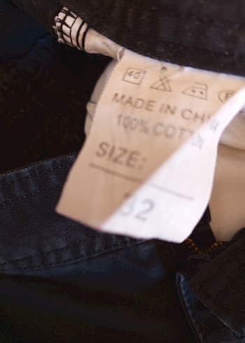 Siyah Bol Kesim Erkek Kot Pantolon - Görsel 6