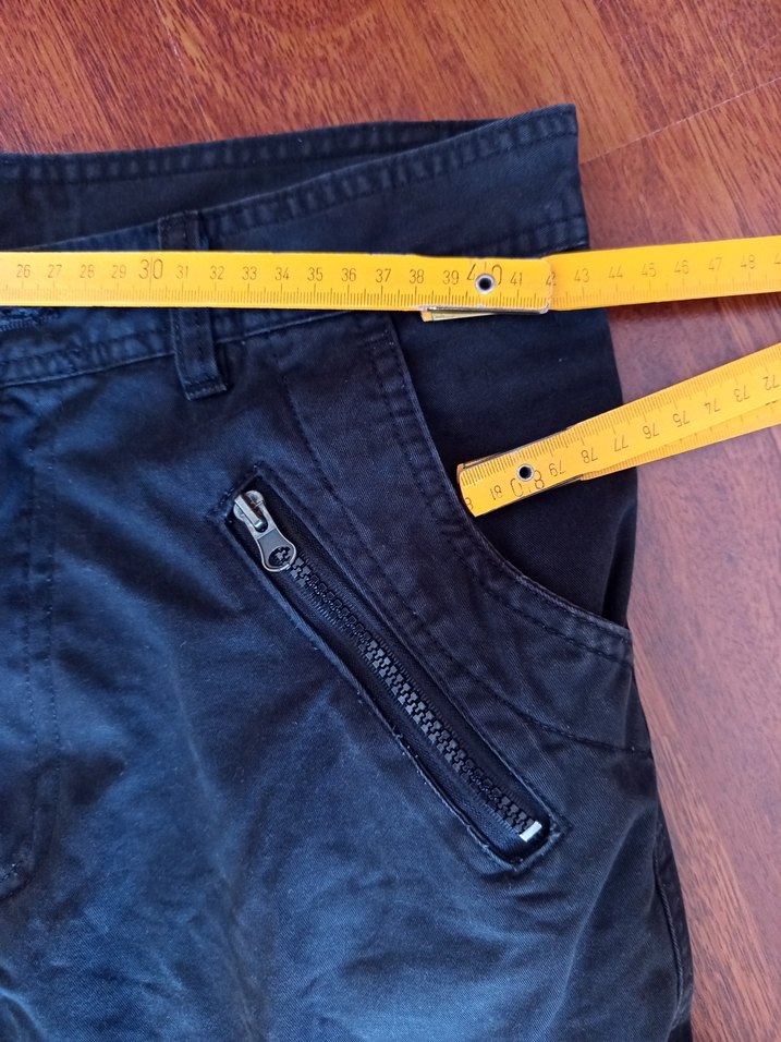 Siyah Bol Kesim Erkek Kot Pantolon - Görsel 5