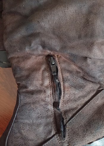 Kahverengi Süet Kadın Çizme - Görsel 7