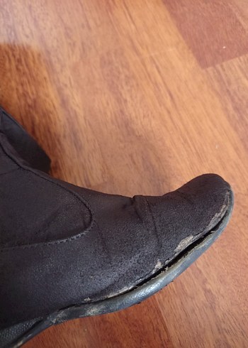 Kahverengi Süet Kadın Çizme - Görsel 5